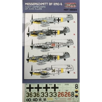 Messerschmitt Bf 109G-6 Night Deffenders of Axis Allies (1:48)