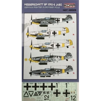 Messerschmitt Bf 109G-6 JABO German fighter in bomber rol (1:48)