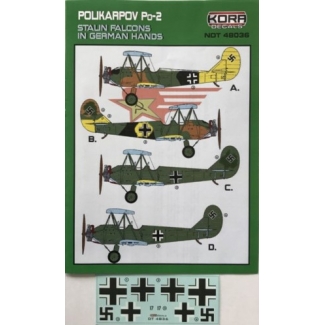 Polikarpov Po-2 Stalin Falcons in German hands (1:48)