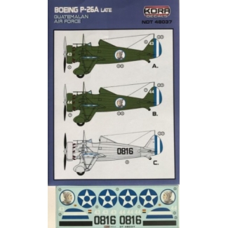 Boeing P-26A late Guatemala AF (1:48)