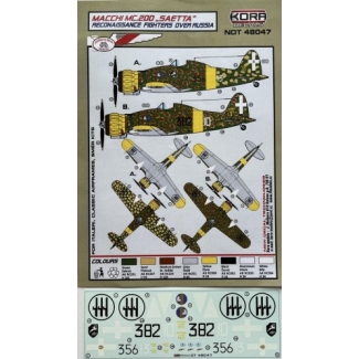 Macchi MC.200 "Saetta" Recce fighters over Russia (1:48)