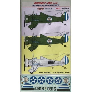 Boeing P-26A late Guatemala AF (1:72)