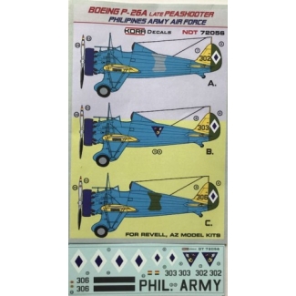 Boeing P-26A Peashooter Philippines AF (1:72)