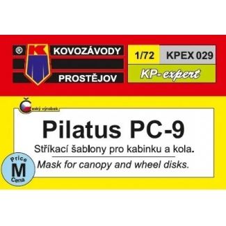 Pilatus PC-9 Mask for canopy and wheel (1:72)