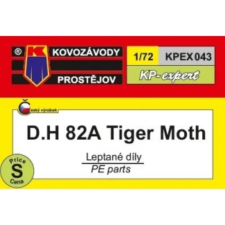 D.H. 82A Tiger Moth PE parts (1:72)