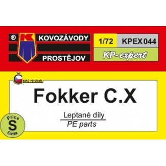 Fokker C.X PE parts (1:72)