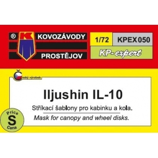Kovozávody Prostějov KPEX050 IL-10 canopy masks for Fly kit (1:72)