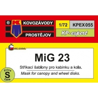 Kovozávody Prostějov KPEX055 MiG-23 mask (1:72)