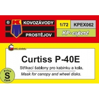 Kovozávody Prostějov KPEX062 P-40E mask (1:72)
