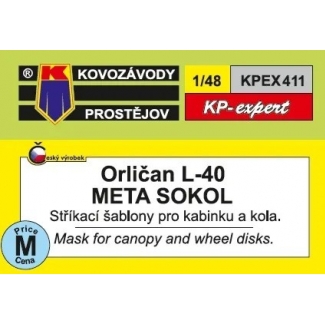 Kovozávody Prostějov KPEX411 L-40 Meta Sokol Mask (1:48)