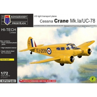 Kovozávody Prostějov KPH7240 Cessna Crane Mk.Ia/UC-78 (1:72)