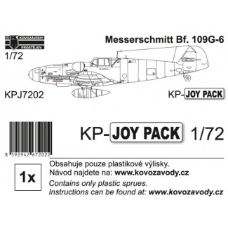 Kovozávody Prostějov KPJ7202 Messerschmitt Bf. 109G-6 KP-JOY PACK (1:72)