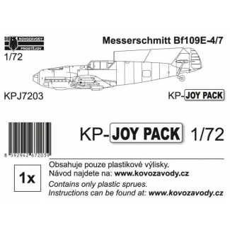 Kovozávody Prostějov KPJ7203 Messerschmitt Bf109E-4/7  KP-JOY PACK (1:72)