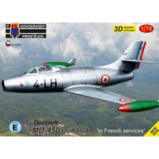 Kovozávody Prostějov KPM0531 Dassault MD-450 Ouragan "In French services“ (1:72)