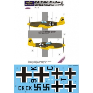 N.A. P-51C Mustang Zirkus Rosarius II. part (1:32)