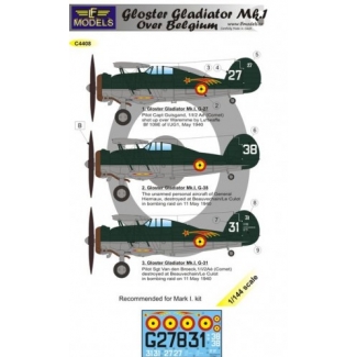 Gloster Gladiator Mk.I over Belgium (1:144)