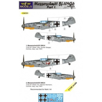 Messerschmitt Bf 109G-6 Comiso cartoon part 1 (1:144)