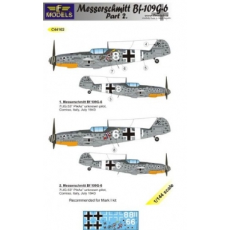 Messerschmitt Bf 109G-6 Comiso cartoon part 2 (1:144)