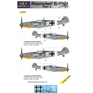 Messerschmitt Bf 109G-6 Comiso cartoon part 3 (1:144)