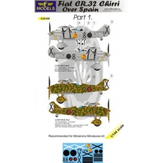 FIAT CR.32 Chirri over Spain part 1. (1:144)