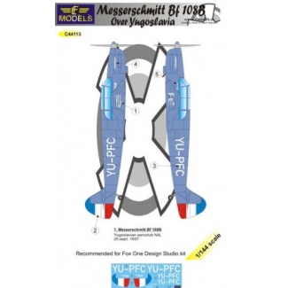 Messerschmitt Bf 108B over Yugoslavia (1:144)