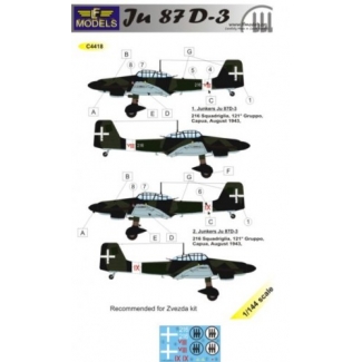 Junkers Ju87D-3 Italy (1:144)