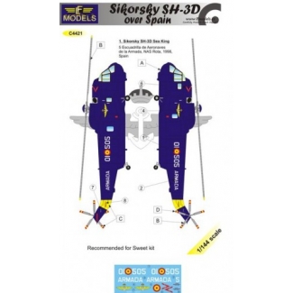 Sikorsky SH-3D over Spain (1:144)