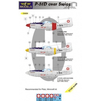 P-51D over Swiss (1:144)