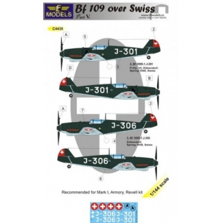 Bf 109 over Swiss V. (1:144)