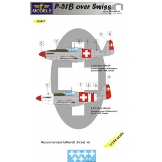P-51B over Swiss (1:144)