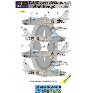 N.A. F-86F Sabre over Ethiopia/Congo (1:144)