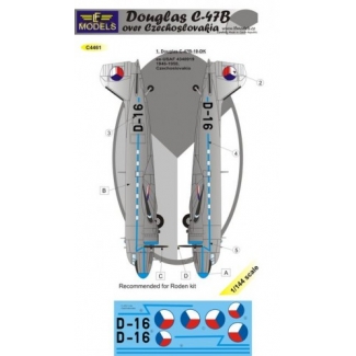 Douglas C-47B over Czechoslovakia (1:144)