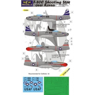 F-80C Shooting Star over Korea (1:144)