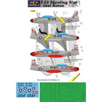 T-33 Shooting Star over Korea (1:144)