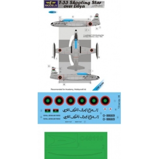 T-33 Shooting Star over  Libya (1:48)