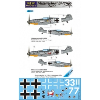 Messerschmitt Bf 109G-6 Comiso cartoon part 1 (1:48)