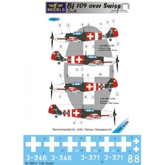 Bf 109 over Swiss III. (1:48)