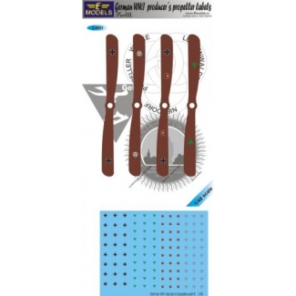 German WWI producer´s labels of propellers part III. (1:48)