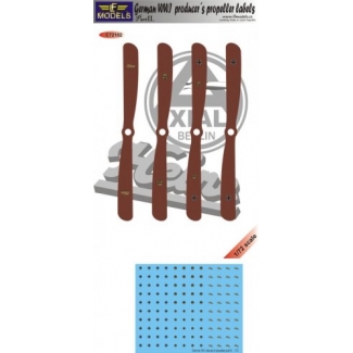 German WWI producer´s labels of propellers part II. (1:72)