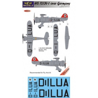 Henschel Hs 123V-1 over Germany (1:72)