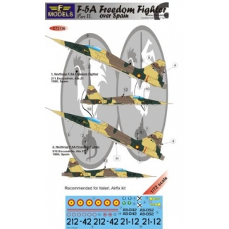 F-5A Freedom Fighter over Spain part II. (1:72)