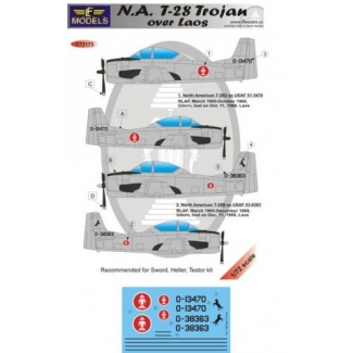 N.A. T-28 Trojan over Laos (1:72)