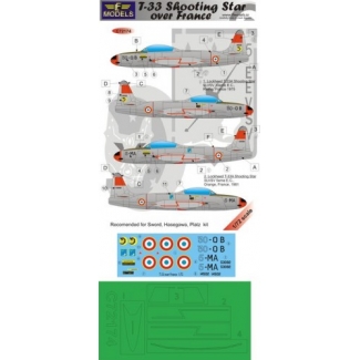 T-33 Shooting Star over France (1:72)