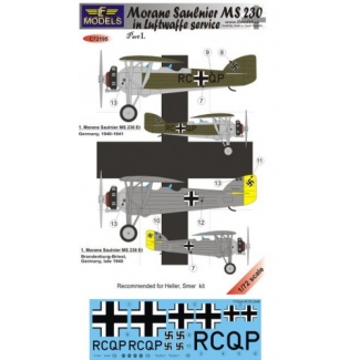 Morane Saulnier MS 230 in Luftwaffe service I (1:72)