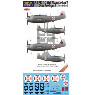 Republic F-47D Thunderbolt over Portugal (1:72)