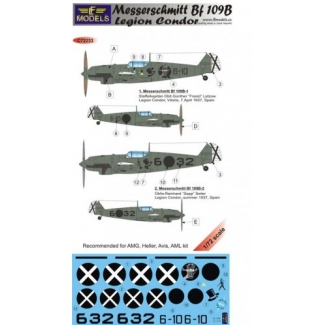 Messerschmitt Bf 109B Legion Condor (1:72)