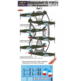 Messerschmitt Bf 109E-3a over Yugoslavia part 1 (1:72)