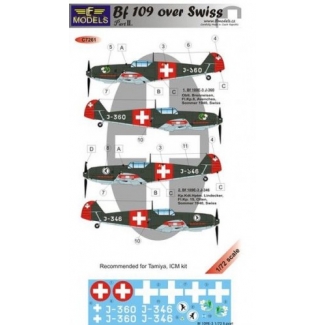 Bf-109 over Swiss part II (1:72)