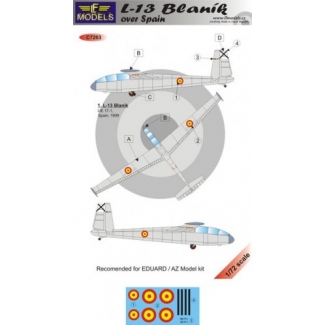 L-13 Blanik over Spain (1:72)