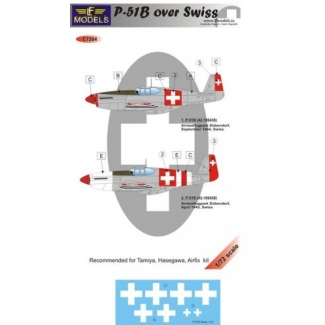 P-51B over Swiss (1:72)